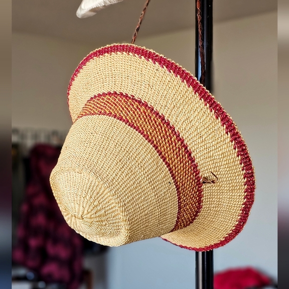 African Bolga Market Hat‎ - Picture 2 of 7